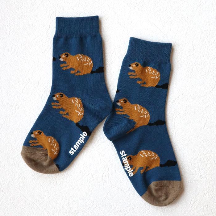 stample／スタンプル とことこアニマル クルーソックス ３足組 | stample | 02