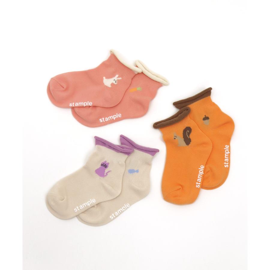 stample／スタンプル アニマルポイント 園児ソックス ３足組　男の子　女の子 | stample | 02