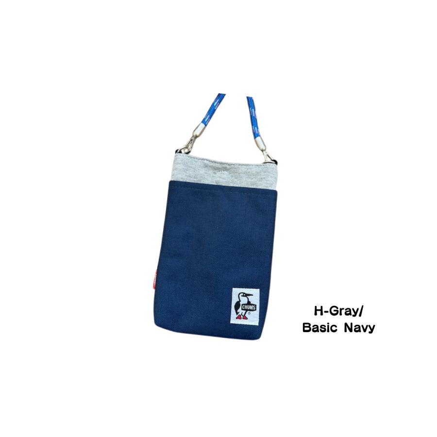 CHUMS ／ チャムス Rope Shoulder Pouch Sweat Nylon ロープショルダーポーチスウェットナイロン(スマホ ...