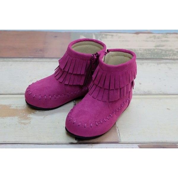 【SALE】【40％OFF】AMPERSAND ／ アンパサンド 子供服 フリンジショートブーツ キッズブーツ 女の子 FW | Ampersand（子ども服） | 02