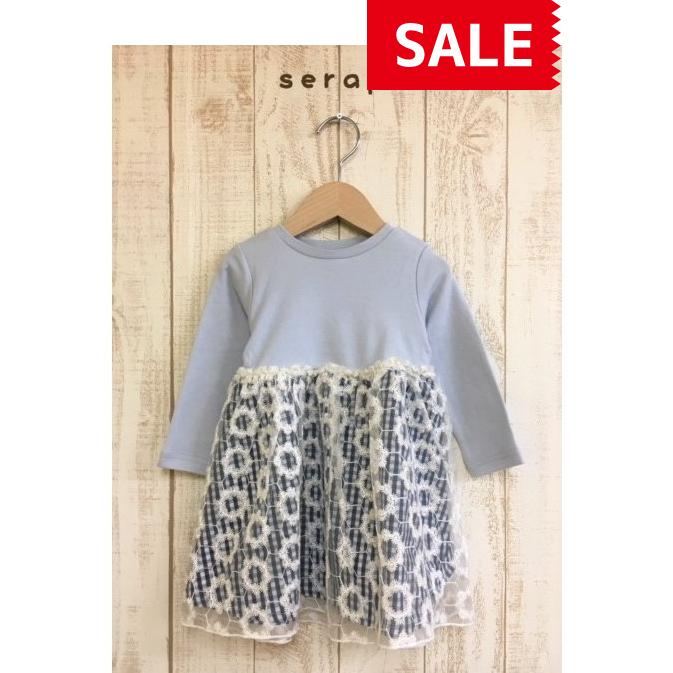 Sale 30 Off Seraph セラフ 子供服 レースドッキングワンピース 女の子 S 子供服と雑貨のお店kooka 通販 Yahoo ショッピング
