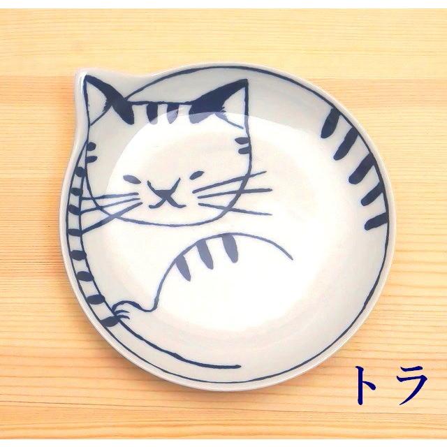 波佐見焼 日本製 neco皿 トラ ブチ ベンガル コテツ 猫柄 ねこ ネコ