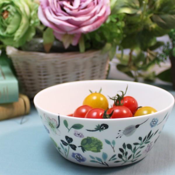 ナルミ NARUMI アンナ・エミリア Anna Emilia for Narumi ボウル クローバーガーデン 約14cm 51854-3555P 洋食器 ミニボウル サラダ スープ 御祝 ギフト |  | 01