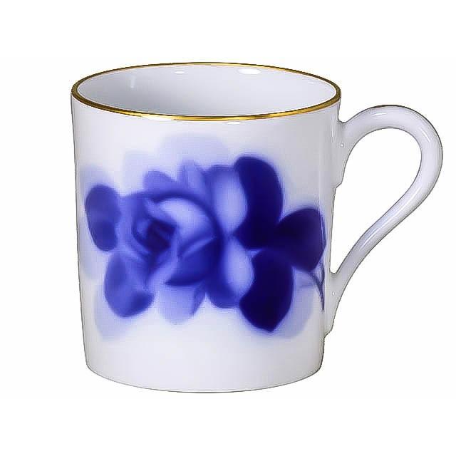 大倉陶園 日本製 ブルーローズ(8211)  マグカップ 107C/8211 洋食器 陶磁器 マグ コーヒー 紅茶 ギフト 贈り物 贈答品 引出物 内祝い お祝い 母の日