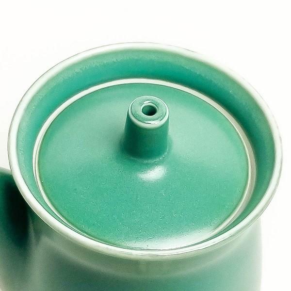 白山陶器 波佐見焼 日本製 G型しょうゆさし 緑 (大) 和食器 醤油さし