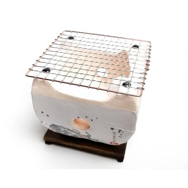 焼き網 角型 七輪用 約15×15cm 替え網 七輪 コンロ ソロキャンプ |  | 02