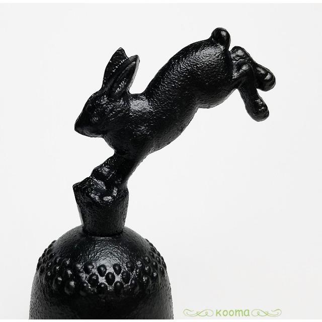 南部鉄器 日本製 卓鈴 うさぎ 伝統的工芸品 十二支 卯 ウサギ 兎