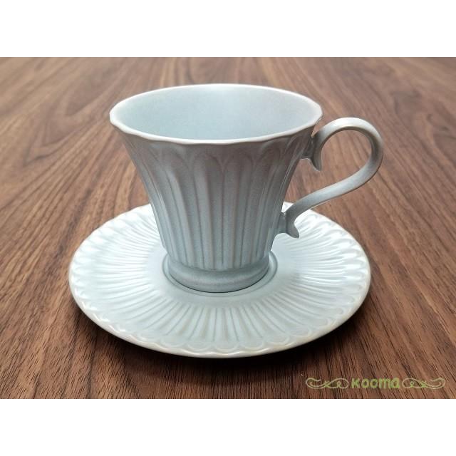 KOYO 光洋陶器 日本製 ストーリア シャビーブルー コーヒーカップ 