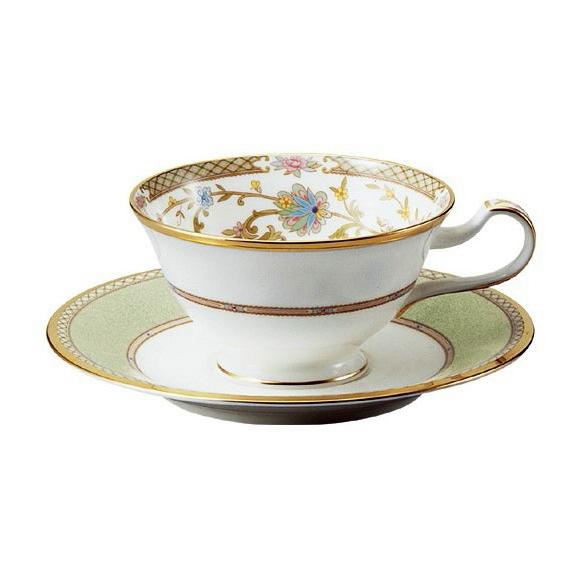 ノリタケ Noritake ヨシノ YOSHINO GR グリーン 緑 ティー・コーヒー碗 