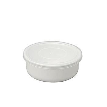 野田琺瑯 ホーロー White Series ラウンド 約12cm 保存容器 シール蓋付き RD-12 琺瑯 シール蓋 丸型 箱なし | 