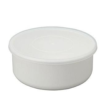 野田琺瑯 ホーロー White Series ホワイトシリーズ ラウンド 約19cm 保存容器 シール蓋付き RD-19 琺瑯 シール蓋 丸型 箱なし | 
