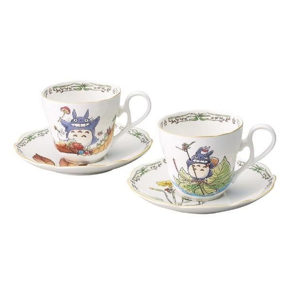 ノリタケ Noritake となりのトトロ ティー・コーヒー碗皿ペアセット 4924-38L/TP97889 スタジオジブリコレクション ご贈答 兼用碗皿 プレゼント 紅茶 | ノリタケ