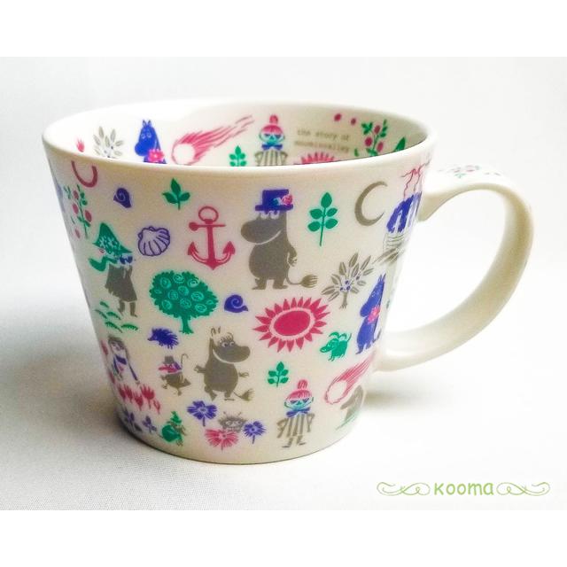 日本製 山加商店 YAMAKA ムーミン MOOMIN スープマグ 約400ml MM324-36 ステンシル 子供食器 ムーミンシリーズ 御祝 贈答品 内祝 ギフト | 