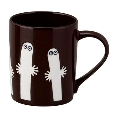 日本製 山加商店 YAMAKA ムーミン MOOMIN マグ  ニョロニョロ  MM1305-11 茶色 BR マグカップ  御祝 贈答品 内祝 ギフト | 