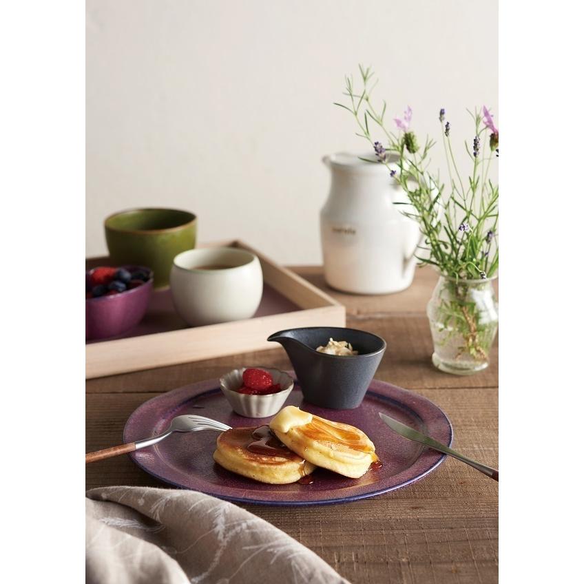 美濃焼 日本製 翠 Sui 丸碗 翠くわの実 288048 おしゃれ マルチ碗 マルチカップ マルチボウル 小鉢 和洋兼用 パープル むらさき色 紫色 シンプル 美濃焼 陶器 |  | 02