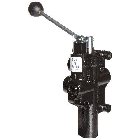 Prince　RD-2575-T3-ESA1　Directional　Control　To　3000　Cast　Logsplitter,　Handle,　Center　Ways,　Neutral,　Iron,　Positions,　20　psi,　Lever　Valve,　Spring　gp