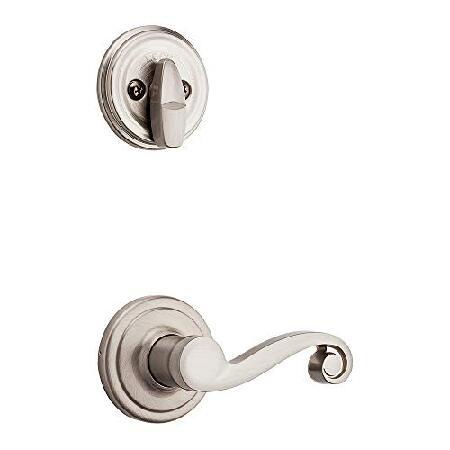 Kwikset　Arlington　Single　Cylinder　Lever　Satin　Lido　featuring　w　SmartKey(R)　in　Handleset　Nickel