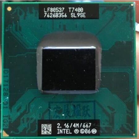 Intel R Core Tm 2 Duo Used Intel Core 2 Duo T7400 SL9SE Processor | 2.16GHz, 4MB L2 Cache, 667MHz FSB | For Laptop Upgrade/Repair I7 9700 CPU - Foto 12