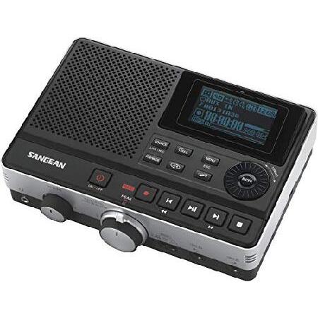 Sangean　DAR-101　Digital　Fidelity　Music　AGC　Reminder　MP3　Microphone　Dual　Individual　Built-in　with　Telephone　Mode-i　Loop,　Stereo　Recorder,　High　Black,