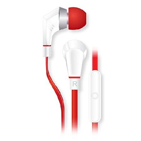 直営店情報 NOISEHUSH NX80 3.5MM PRECISE BASS STEREO HANDSFREE HEADSET - WHITE AND RED