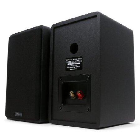 Micca MB42X アドバンスドブックシェルフスピーカー ホームシアターサラウンドサウンド ステレオ パッシブニアフィールドモニター用 2ウェイ ブラック ペア MB42X アドバンスドブックシェルフスピーカー ホームシアターサラウンドサウンド ステレオ パッシブニアフィールドモニター用 2ウェイ ブラック