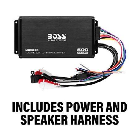BOSS Audio Systems MC900B 4チャンネル 耐候性アンプ - Bluetooth対応 