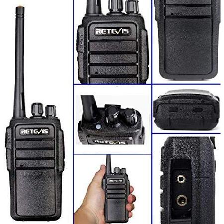 オンラインで人気の商品 Retevis RT21 Updated 3000mAh Two Way Radios Long Range Rechargeable， Portable Walkie Talkies with Earpiece， 16CH Handheld 2 Way Radios for Cruise Camp