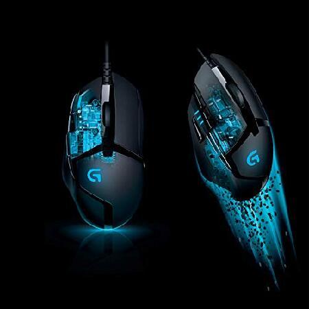 Logitech G402 Hyperion Fury Wired Gaming Mouse, 4,000 DPI, Lightweight, 8 Programmable Buttons, Compatible with PC/Mac - Black｜koostore｜05