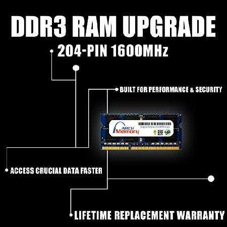 純正オーダー Arch Memory 8GB 204ピン DDR3 SO-DIMM RAM HP Pavilion TouchSmart 20-f394用