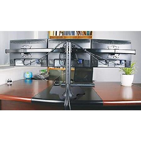 EZM　Deluxe　Triple　by　up　Monitor　Mount　Supports　Standing　EasyMountLCD　28　to　Free　Stand　(002-0020)