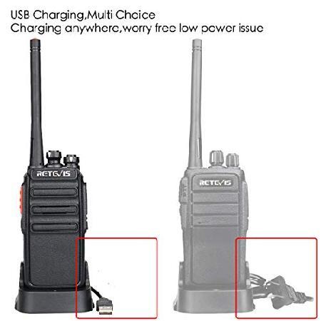 Retevis　H-777S　Walkie　Radios,Two　Range,VOX　Way　Way　Rechargeable　Schoo　Long　Talkies　Free　Dock　Charger　Company　Sturdy,Workers　Hands　Business　USB　Radio