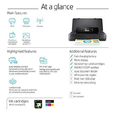 HP OfficeJet 200 Portable Printer with Wireless ＆ Mobile Printing (CZ993A) ,Black｜koostore｜06