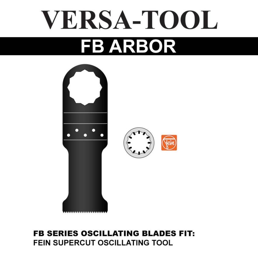 Versa Tool FB5A 45mm Wood/Plastic Multi-Tool Saw Blades, Fits Fein Supercut Oscillating Tools - Pack of 5