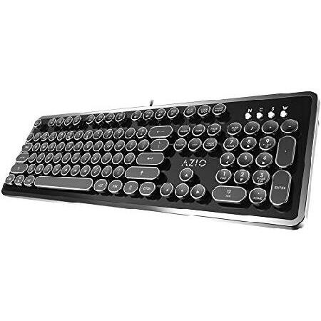 Azio MK RETRO メカニカルキーボード タイプライター USB接続