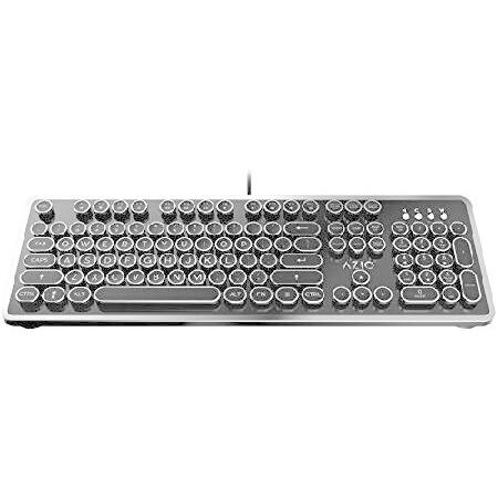 Azio MK RETRO メカニカルキーボード タイプライター USB接続 104キー 
