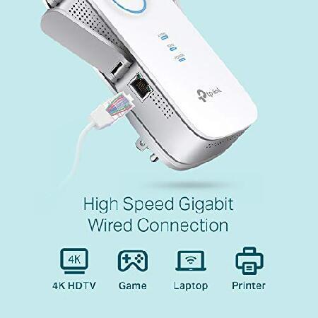 TP-Link AC2600 WiFi Extender(RE650), Up to 2600Mbps, Dual Band WiFi Range Extender, Gigabit port, Internet Booster, Repeater, Access Point,4x4 MU-MIMO｜koostore｜06