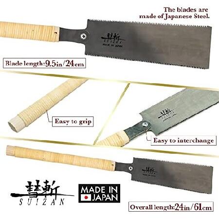 SUIZAN スイザン 両刃鋸 240mm 替刃式 木工用｜koostore｜02