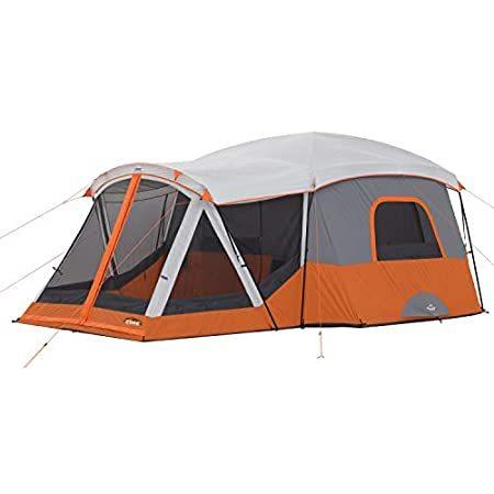 特別価格CORE 11 Person Family Cabin Tent with Screen Room (Orange)好評販売中