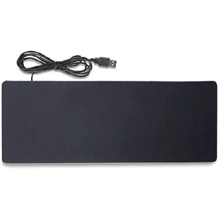 Foldable Silicone Keyboard USB Wired Waterproof Rollup Keyboard for PC Notebook Laptop 【タップ】 (All Black)