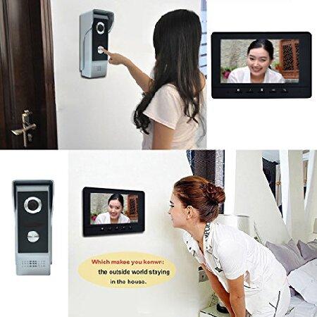 AMOCAM　Wired　Video　Wired　Support　Unlock,　Video　Kits　Door　Inches　Doorbell　Dual-　Video　Intercom　Phone　HD　Phone　System,　System,　Monitoring,　Door　Camera