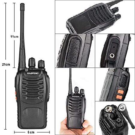 Baofeng　Long　Range　Li-ion　Two　Rechargeable　for　Radios　Pack　Kids　Talkie　UHF　Handheld　Talkies　Walkie　Earpiece　Walkie　Batte　with　Way　10　BF-888s　Adults　or