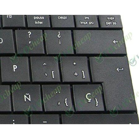 Generic Spanish Espanol SP ES Notebook Laptop Keyboard replacement for HP Compaq Mini110 Mini 110 110-1000 102 Presario CQ10-100 Black Teclado || 5335｜koostore｜04