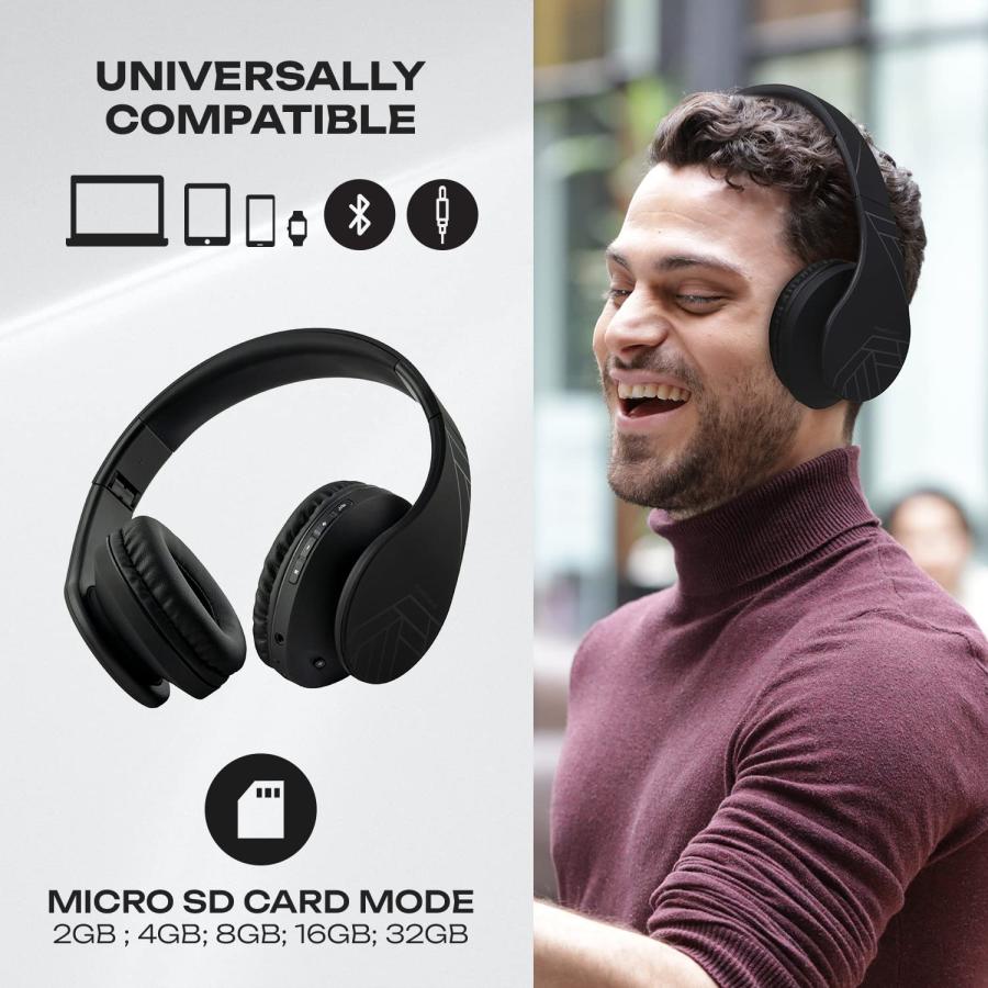 PowerLocus Bluetoothオーバーイヤーヘッドホン、ワイヤレス PowerLocus Bluetoothオーバーイヤーヘッドホン、ワイヤレス