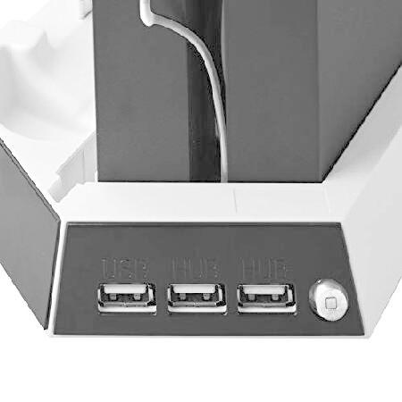 OSTENT 充電器スタンド 冷却ファン 多機能ハブ USB PS4 コンソールおよびコントローラー用｜koostore｜04
