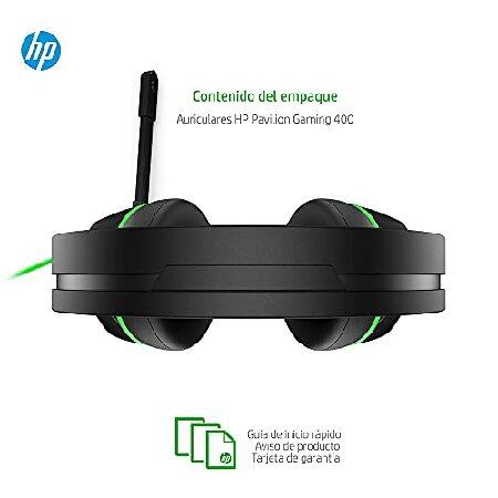 オンラインストア正規品 HP Pavilion Gaming 400 headset Binaural Head-band Black，Green