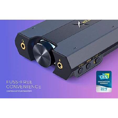 Creative Sound BlasterX G6 ポータブル ハイレゾ対応 ゲーミング USB DAC PC PS4 Switch SBX-G6 ブラック｜koostore｜02