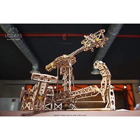 UGEARS 3Dパズル 大人用 アビエイター 機械モデル 木製パズル 頭の体操 建設工作キット 大人用 DIYパズル 学習玩具 子供向け 環境に優しいウッドクラフト組み立｜koostore｜06