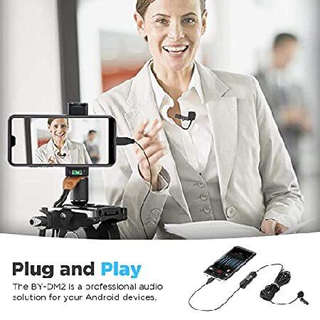 最安値❕ BOYA USB-Cタイプ 全方向 ラベンダーマイク Androidマイク 簡単クリップオンシステム YouTube/インタビュー/ビデオ会議/ポッドキャスト/ラップの録音に最適 【1753395572】(9295円)