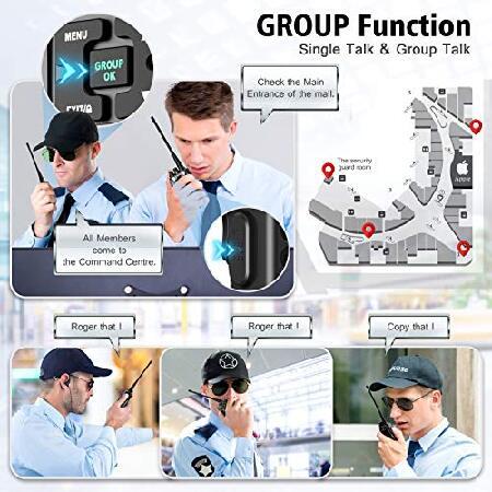 SAMCOM　Two　Way　Hand-held　Programmable　Walkie　Range　Way　with　Watts　Cha　Long　Portable,　UHF　Business　Radios　Rechargeable　Talkies　Radio　Earpieces　Dual