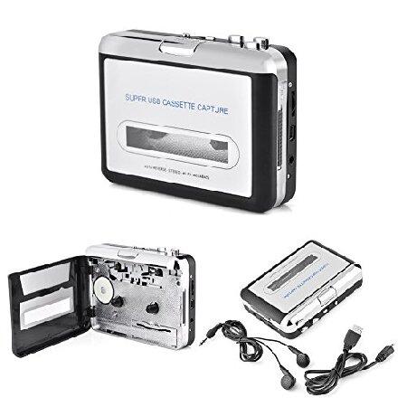 ROG Zerone カセットからMP3コンバーター USBカセットテープからMP3 CD PC スイッチャー ヘッドホン付き